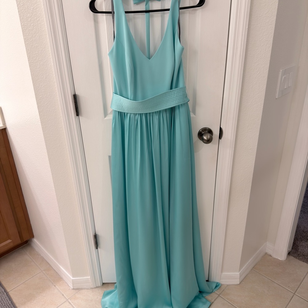 Vera Wang Turquoise Maxi Dress